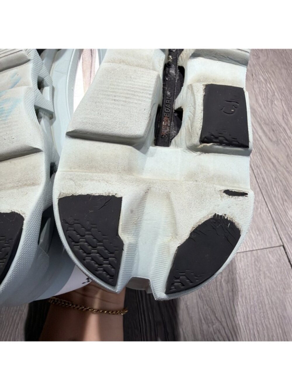 Cloudmonster On Cloud Surf White Frost Sneakers Men’s Size 10.5 - Picture 9 of 14